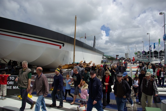 21,700 people went through Waka Maori on its first day open to the public. 